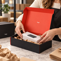 Boîtes cadeaux pliables colorées en stock pour les distributeurs en gros, avec emballage plat et commandes en gros