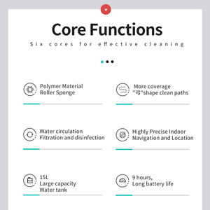Nettoyeur de sol robotique Snail : balayage, aspiration, lavage et désinfection UVC en un seul système pour les lieux commerciaux modernes - Product Image 2