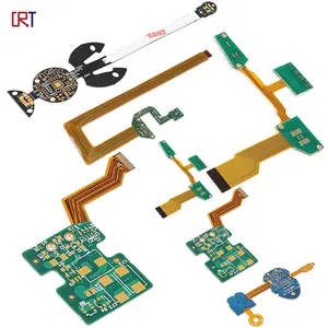 Pabrikan Tiongkok PCB Industri Kustom Emas Emas Pada Papan Lembut Tampilan Digital Papan PCB Kaku Fleksibel