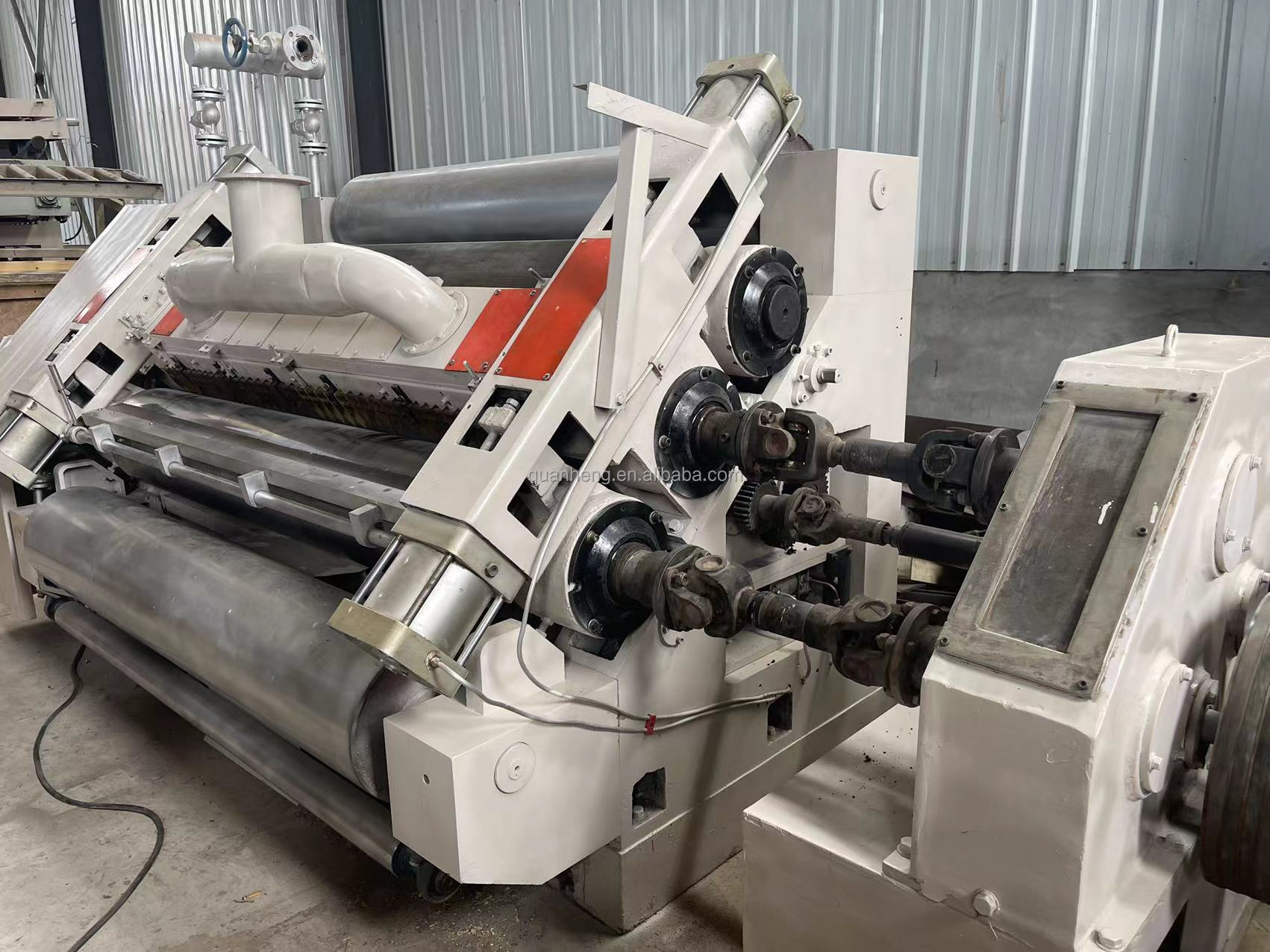 Second Hand 1800mm Corrugated Cardboard Production Line 100m/Min