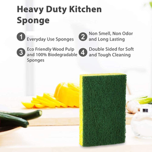 Wholesale Popular Kitchen High-quality Dish Washing Household Cleaning Sponge Free Sample Wholesale Price Sponge for Shoes - Product Image 2