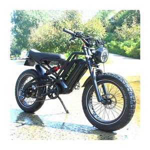 美国库存Akez 52V 1500瓦电动轮城市Ebike 20英寸快速远程成人电动运动越野混合自行车MTB - Product Image 3