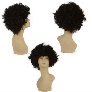 Wig badut uniseks, Wig berwarna Natal Halloween, Wig Prop, Headpiece, pakaian pesta, aksesoris kostum - Product Image 5