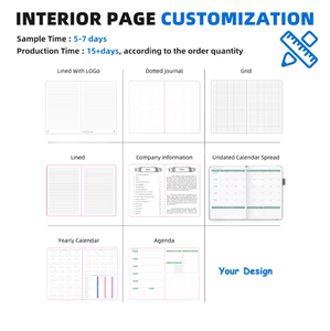 <span class=keywords><strong>Agenda</strong></span> Planificadora de 6 Anillos con Logotipo Personalizado, Cuaderno de Cuero PU Premium para Negocios, Oficina, Escuela, Viajes, Regalo Promocional - Product Image 4
