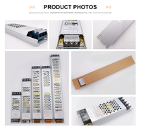 Alimentation linéaire 12V24V ultra-mince pour éclairage publicitaire à LED, boîte lumineuse, panneau d'affichage, alimentation à interrupteur