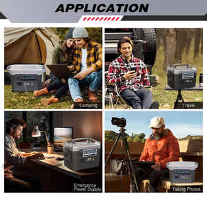 Échantillon Commandes Bienvenue Générateur solaire LiFePO4 à sortie CA CC 600W Système de stockage d'énergie domestique Centrale solaire portable ABS - Product Image 6