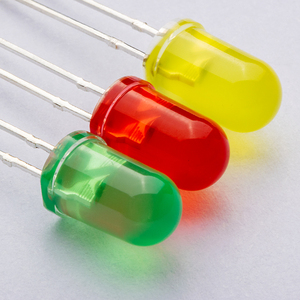 Vòng đầu 20mA 0.06 Wát khuếch tán <span class=keywords><strong>Red</strong></span> <span class=keywords><strong>LED</strong></span> điốt 660nm 5 mét ánh sáng phát ra điốt màu xanh lá cây màu xanh vàng DIY điện tử <span class=keywords><strong>LED</strong></span> Set Diode - Product Image 4