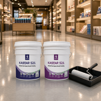 Revêtement de sol époxy Kastar 521 de qualité industrielle, excellente adhérence, peinture résistante à l'humidité pour ateliers