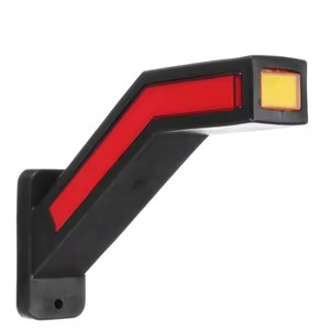 Feux de position latéraux de remplacement pour camion et remorque à LED 12V-24V, rouge et blanc, trois côtés, clignotants séquentiels, feu arrière de frein unique 8W - Product Image 5