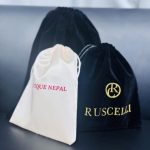 Custom Velvet Drawstring Dust Bags Logo Printing Suede Drawstring Bag Jewelry Makeup <strong>Pouches</strong> - Product Image 6