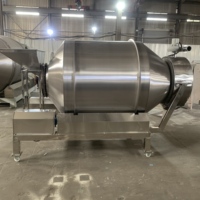 Mélangeur à tambour en acier inoxydable de haute qualité, machine industrielle pour poudres sèches, mélangeur chimique automatique avec pompe mobile et moteur