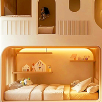 Lit superposé pour enfants, lit à deux étages pour enfants, conception personnalisée de lit de cabane dans les arbres, lit trou pour enfants