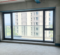 Ventana de Aluminio y Madera Compuesta con Rotura de Puente Térmico, Sistema de Apertura Doble Lateral, Personalizable