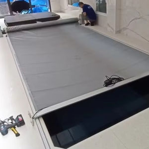 غطاء مسبح PVC بمسار ألومنيوم أوتوماتيكي قابل للتخصيص من المصنع - Product Image 6