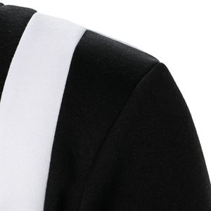 Veste cardigan zippée en polyester respirant pour homme, nouvelle collection, avec col montant et sweat-shirt color-block, en gros à bas prix - Product Image 5