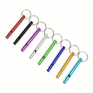 Silbato de Aleación de Aluminio Personalizado Barato, Silbato de Alarma Antilobo, Silbato de Autodefensa, Llavero para Niñas - Product Image 2