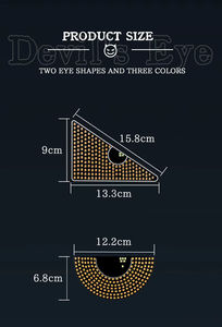 Panel de Pantalla LED para Automóvil, Ojos de Demonio, Pantalla Intermitente para Automóvil, Pantalla LED Programable por Aplicación - Product Image 5