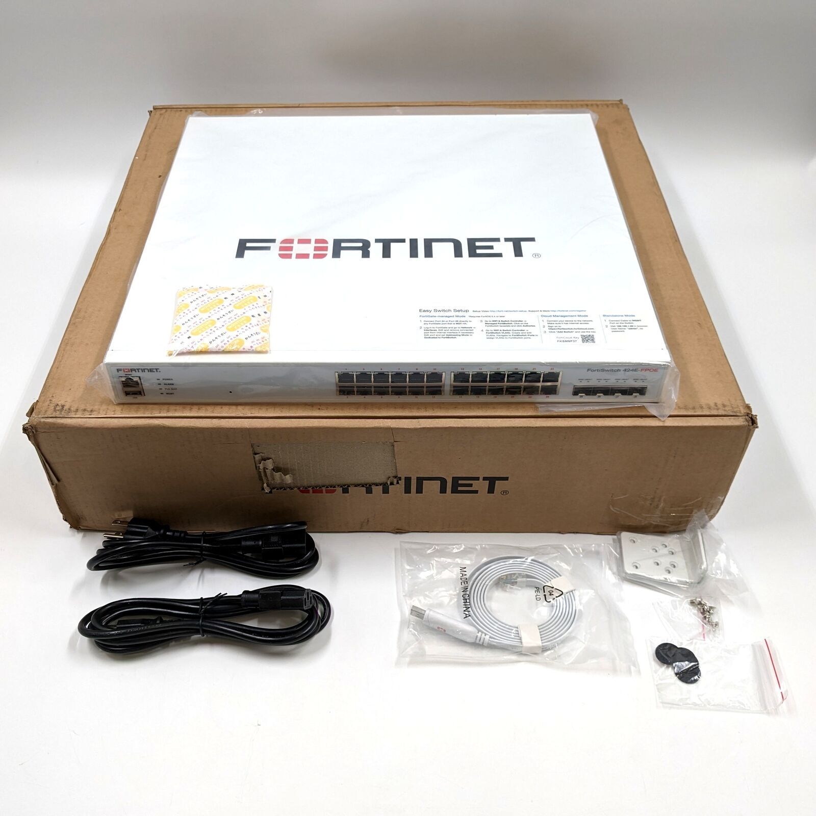 Fortinet Fortiswitch FS-124F - 22G POE Switch with 10 Ports