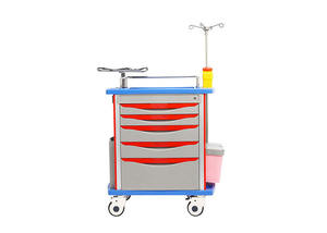 이동식 의료 병원 병동 잠글 수 있는 의료 서비스 트롤리 서랍 - Product Image 3