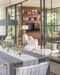 Porte coulissante en verre à cadre en acier ultra-fin, design moderne personnalisé avec double vitrage pour les maisons résidentielles - Product Image 4