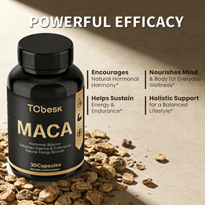 Suplementos de Raíz de Maca de Alta Calidad, Suministro de Fábrica, Cápsulas de Maca para Apoyo Femenino - Product Image 6