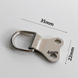 Stile moderno a forma di farfalla cornice in acciaio gancio due 2 fori accessori Hardware con finitura semplice - Product Image 4