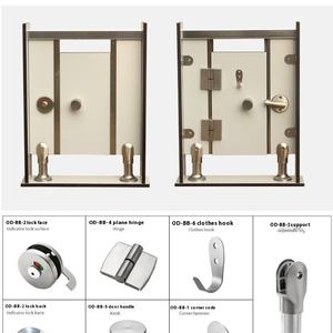 Accesorio Escolar Moderno, Panel de Madera de Abeja Impermeable <span class=keywords><strong>Jing</strong></span> <span class=keywords><strong>Xin</strong></span> Qing, Separador de Baños Públicos, Directo de Fábrica, Provincia de Guangdong - Product Image 4