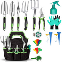Ensemble d'outils de jardinage 11 pièces directement de l'usine avec machine à lier les vignes, modèle personnalisable 2545 pour le jardinage extérieur