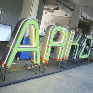 3d Floor Standing <b>Letters</b> 6ft Outdoor Custom Business Sign Channel <b>Letter</b> Illuminated Indoor <b>Led</b> Signage - Product Image 1