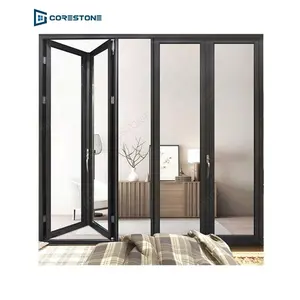 Porta a fisarmonica in alluminio porta a fisarmonica in pvc bifold per decorazione d'interni