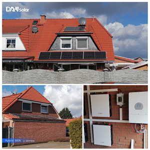 Sistema de Energía Solar Híbrido DAH de 10kW 20KW 30KW con Unidad ESS de 40kWh y 10000 Ciclos, Garantía de 30 Años, IP65, para Energía de Respaldo Doméstica - Product Image 2