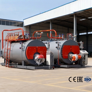 Chaudière à vapeur horizontale au gaz naturel, au diesel ou au mazout lourd, série WNS, 3000 kg, 5000 kg, 8000 kg - Product Image 4