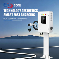 GDON 20kW Einzel-Gun-DC-Schnellladegerät mit integrierter Standhalterung – EV-Ladestation für Elektrofahrzeuge