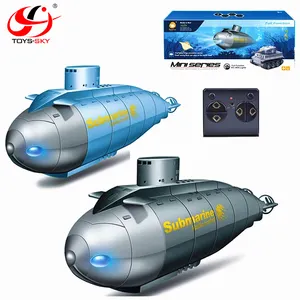 Updated Mini 6CH Nuclear RC Submarine Speed Boat Remote Control Waterproof Racer U-Boat Underwater Model Toy Gift for Kids