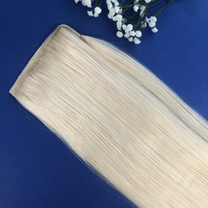 LXT5Wholesale Natural Virgin Bandit Real Russian Remy Ukrain Keratin Machine Extensiones de cabello de doble trama - Product Image 4
