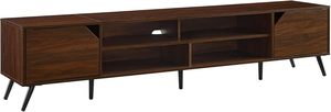 <span class=keywords><strong>Nora</strong></span> moderno supporto TV Minimal Open-Shelf per TV fino a 90 pollici, 80 pollici, noce scuro - Product Image 5