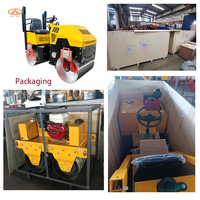 Machine de compactage industriel de 2.5 tonnes 3 tonnes 4 tonnes Mini rouleau d'asphalte vibrant pour le nivellement du parking