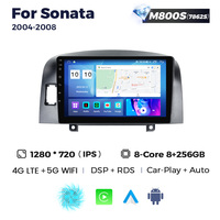 NaviFly Kamera Panorama 360 Layar Sentuh Android Terbaru untuk Hyundai Sonata 2004-2008 dengan Car Play Android Auto