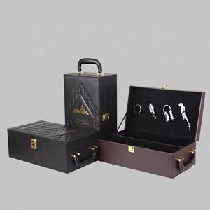 Fabrik Großhandel <span class=keywords><strong>2</strong></span> Flasche Leder Wein Präsentation sbox Großhandel Wein Geschenk <span class=keywords><strong>box</strong></span> Verpackung und benutzer definierte Wein Versand boxen - Product Image 6