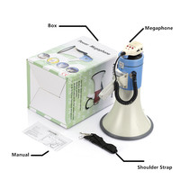 Megáfono Portátil Multifunción ER66 de 50W con Soporte para Tarjeta de Memoria para Uso en Exteriores V5.0