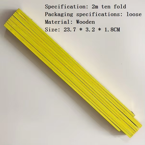 Regla plegable <span class=keywords><strong>de</strong></span> madera, herramienta <span class=keywords><strong>de</strong></span> dibujo <span class=keywords><strong>de</strong></span> escala métrica, suministros <span class=keywords><strong>de</strong></span> enseñanza regla <span class=keywords><strong>de</strong></span> 2 metros - Product Image 3