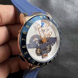 Montre homme Ulysses à mouvement mécanique automatique, bracelet en silicone, lumineuse, étanche - Product Image 3