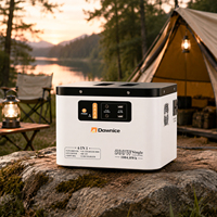 Station d'alimentation portable Dawnice 500W 1004.8Wh LiFePO4, générateur solaire à onde sinusoïdale pure, alimentation de secours pour la maison, le camping et les activités de plein air
