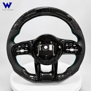 Volante in Carbonio Forgiato di Alta Qualità con Display OBD, Compatibile con Mercedes Benz W204 <span class=keywords><strong>W205</strong></span> W212 W213 X166 - Product Image 3