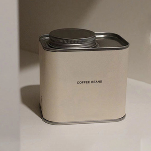 Boîte à café en métal de qualité alimentaire avec forme de cylindre de valve hermétique pour les commandes en gros de haricots pour le stockage et l'emballage de biscuits - Product Image 1