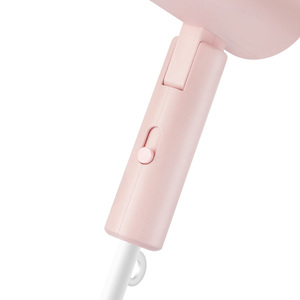 CONFU Haartrockner Föhn mit Diffusor-Bürste für Frauen mit dickem Haar, Ionen-Haartrockner, klappbarer Griff (Babyrosa) - Product Image 5