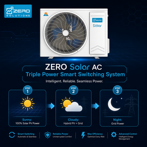 ZERO Solar Hybrid Heat Pump 9K-24K BTU R32 MPPT Wall Mounted <b>Split</b> <b>AC</b> Heating Cooling Factory Supply Solar Direct-Drive MPPT Tec - Product Image 5