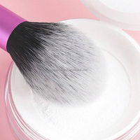 Brosse de Maquillage la Plus Vendue Accessoires de Beauté Personnels avec Houppette Professionnelle Ensemble de 8 Pinceaux de Maquillage avec Éponge à Maquillage
