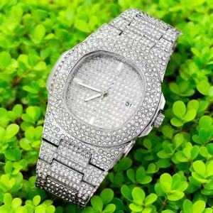 Groothandel Fabriek Luxe Diamant De Hoge Kwaliteit Vvs Moissanite Automatische Volledig Iced Out Super Mechanisch Horloge Voor Mannen - Product Image 2
