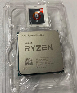 Pour processeur de bureau AMD Ryzen 5 5600X 3,7 GHz 6 cœurs 12 threads 12 nm 64 bits 1,5 Mo 65 W Socket AM4 avec technologie de virtualisation - Product Image 1